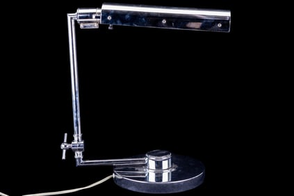 Modern Chrome Adjustable Lamp