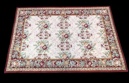 Floral Hook Rug