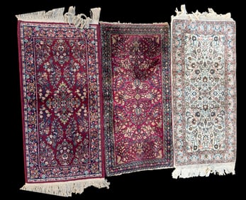 3 Persian Rugs/ Mats