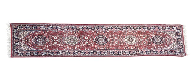 Hand-Knotted Wool Runner