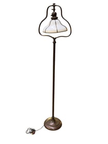 Handel Floor Lamp with Bell-Form Harp