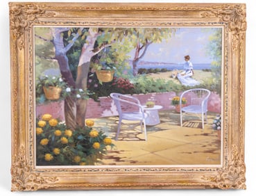 Lugano Candi (ITL/Am, 20th C) Oil on Canvas