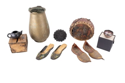 Dragon Drum, Signed Pottery, Bronze Vase