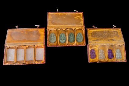 Carved Stone and Jade Pendants