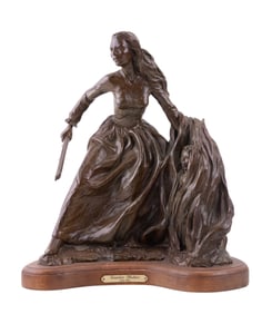 Juan Dell (1933 - 2019) Bronze "Frontier Mother"