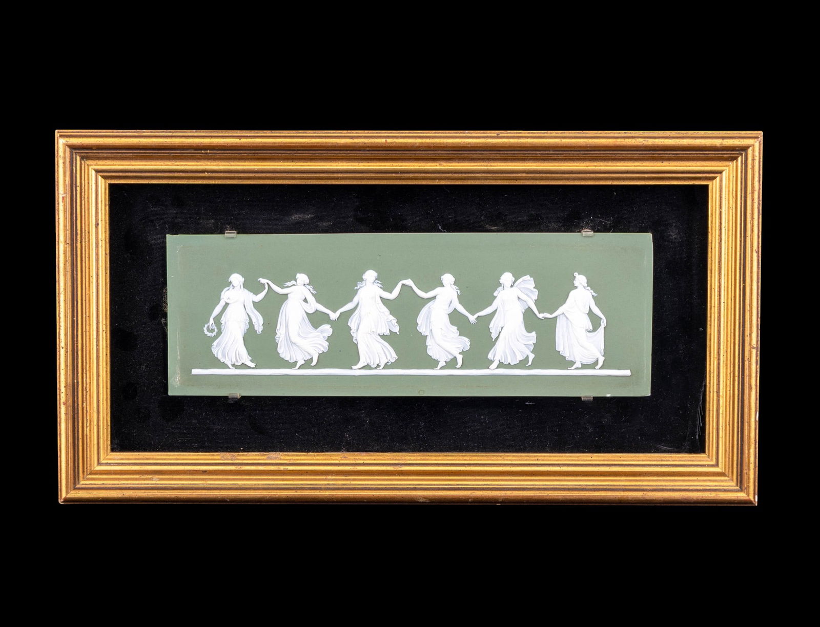 18th C Wedgwood Framed Jasperware Plaque (1 of 6)