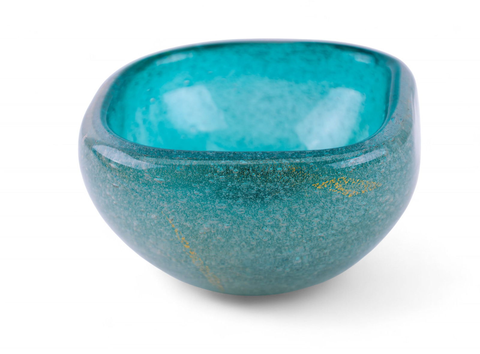 Carlo Scarpa Glass Bowl w/ Gold Inclusions (1 of 7)