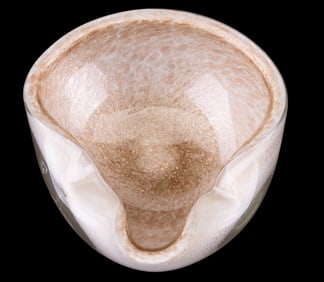 Murano Art Glass Bowl, Barbini