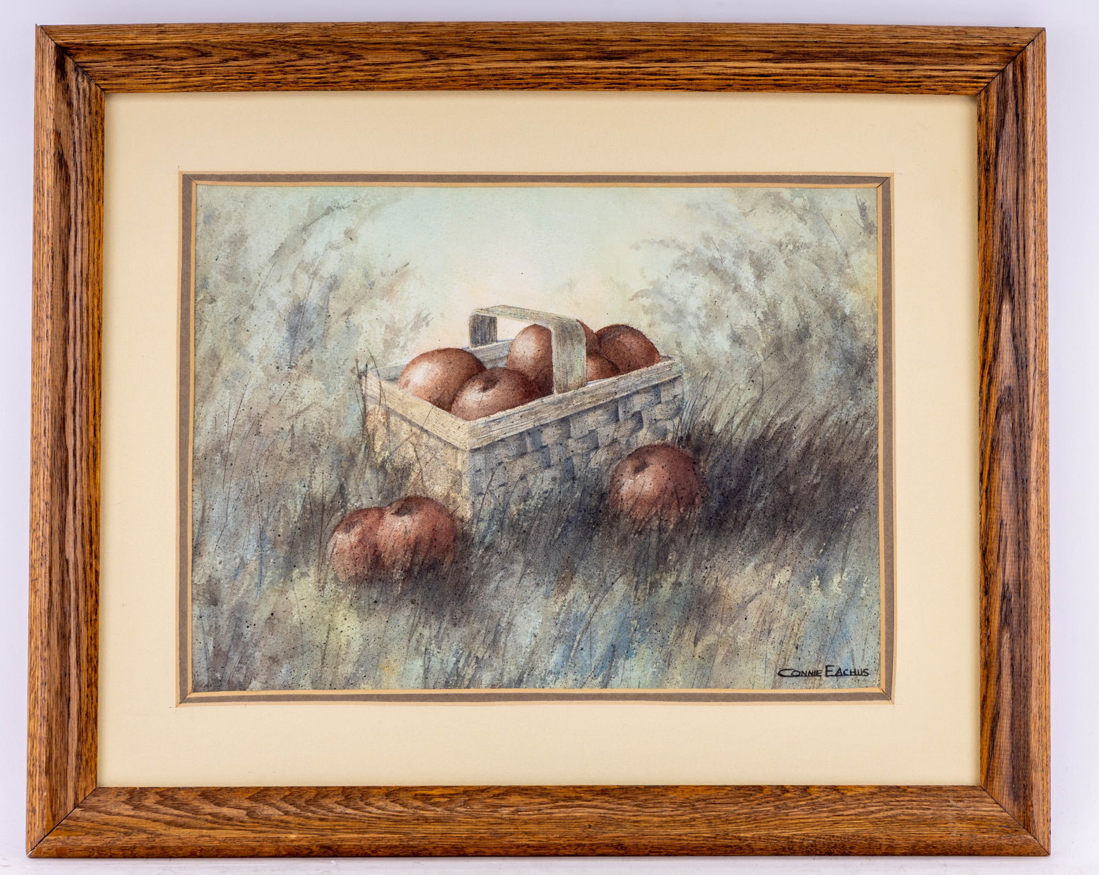 Signed Connie Eachus Watercolor Still Life (1 of 6)