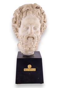 Bust of Asklepios, 1959, Alva Studios 11" H