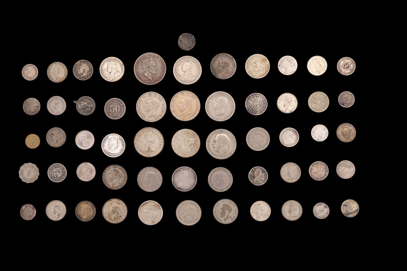 Silver & Foreign Coin Collection (1 of 9)