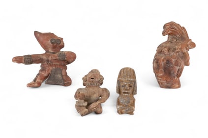 Pre-Columbian Pottery Figures