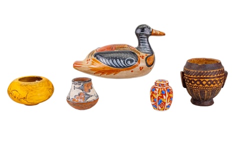 Asian, Peruvian, African, American Pottery