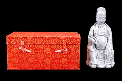 Blanc De Chine Dehua Wenchang Statuette