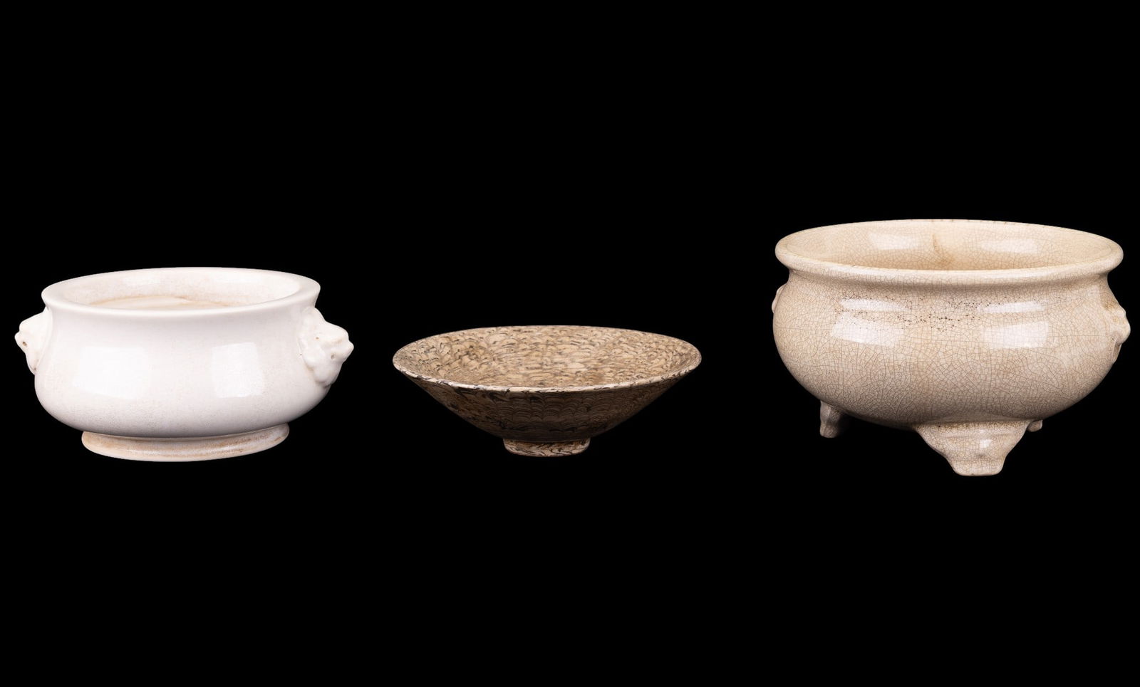 Blanc De Chine Dehua, Ge Censers & Marbled Bowl (1 of 12)