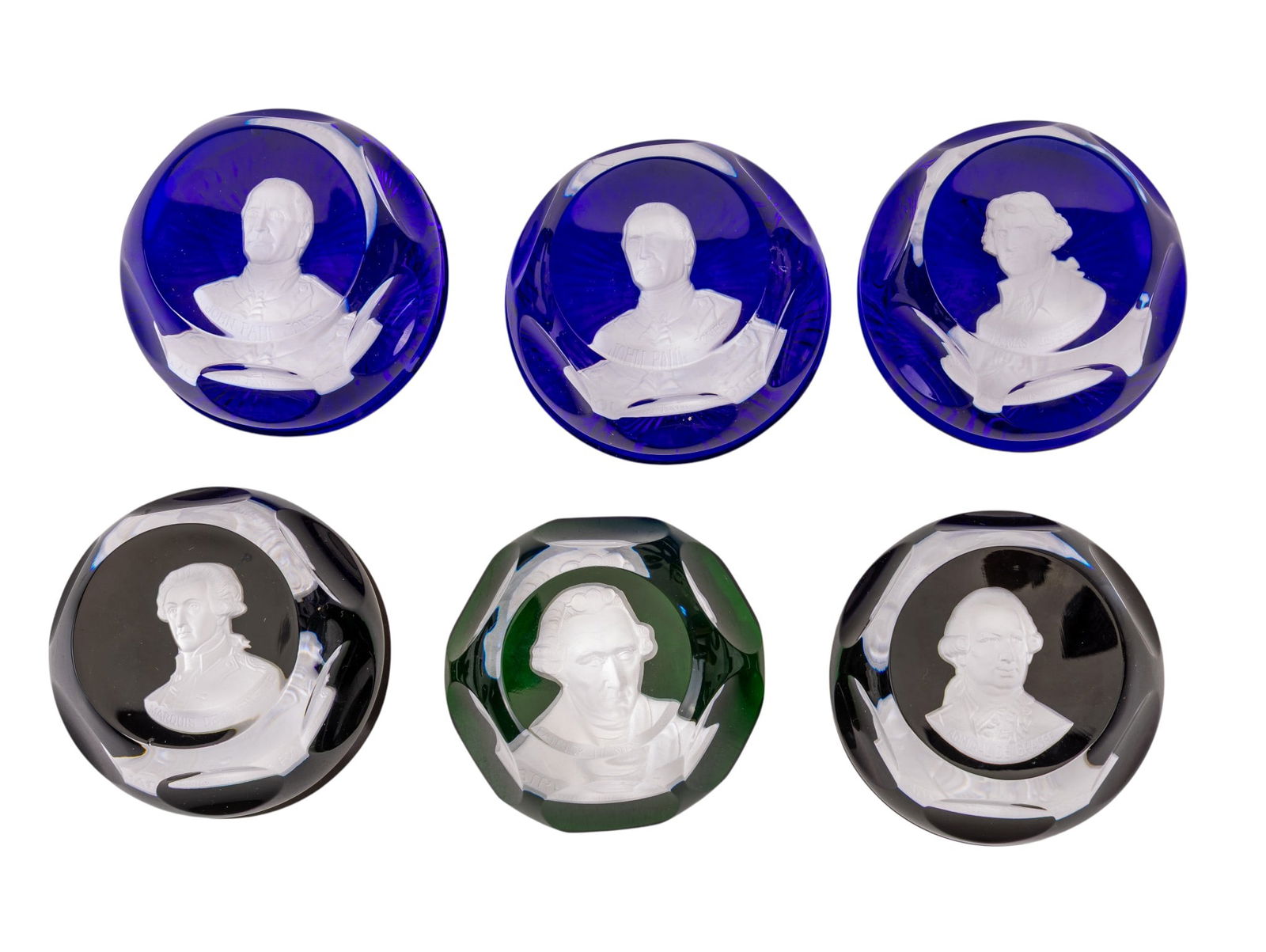 Franklin Mint Baccarat Crystal Paperweights (1 of 10)