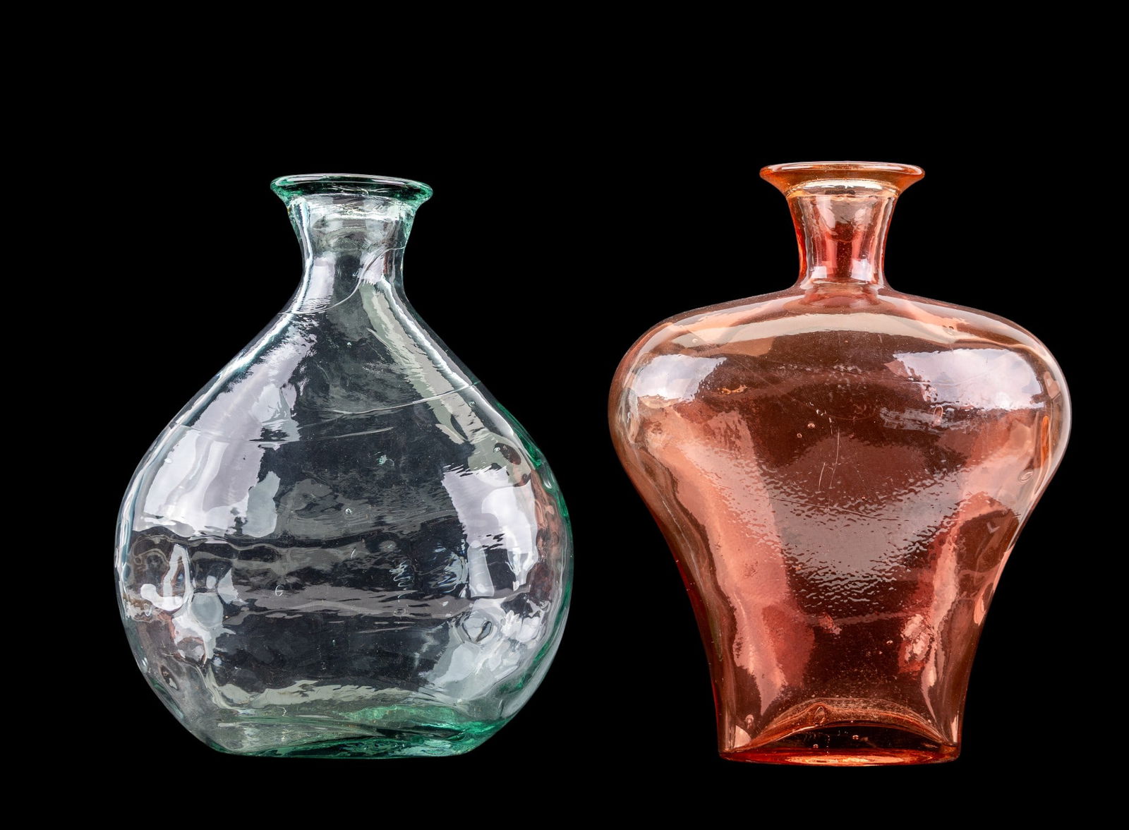 Blown Glass Decorative Bottle Vases (1 of 16)
