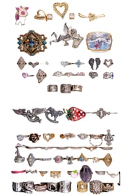 Vintage Rings and Brooches