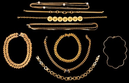 Vintage Gold-Tone Costume Necklaces