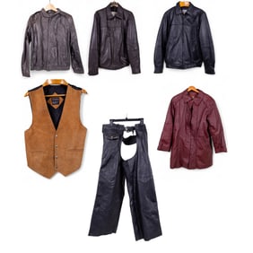 Vintage Men's Leather Coats and More