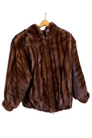 Mink Fur Zipper Jacket