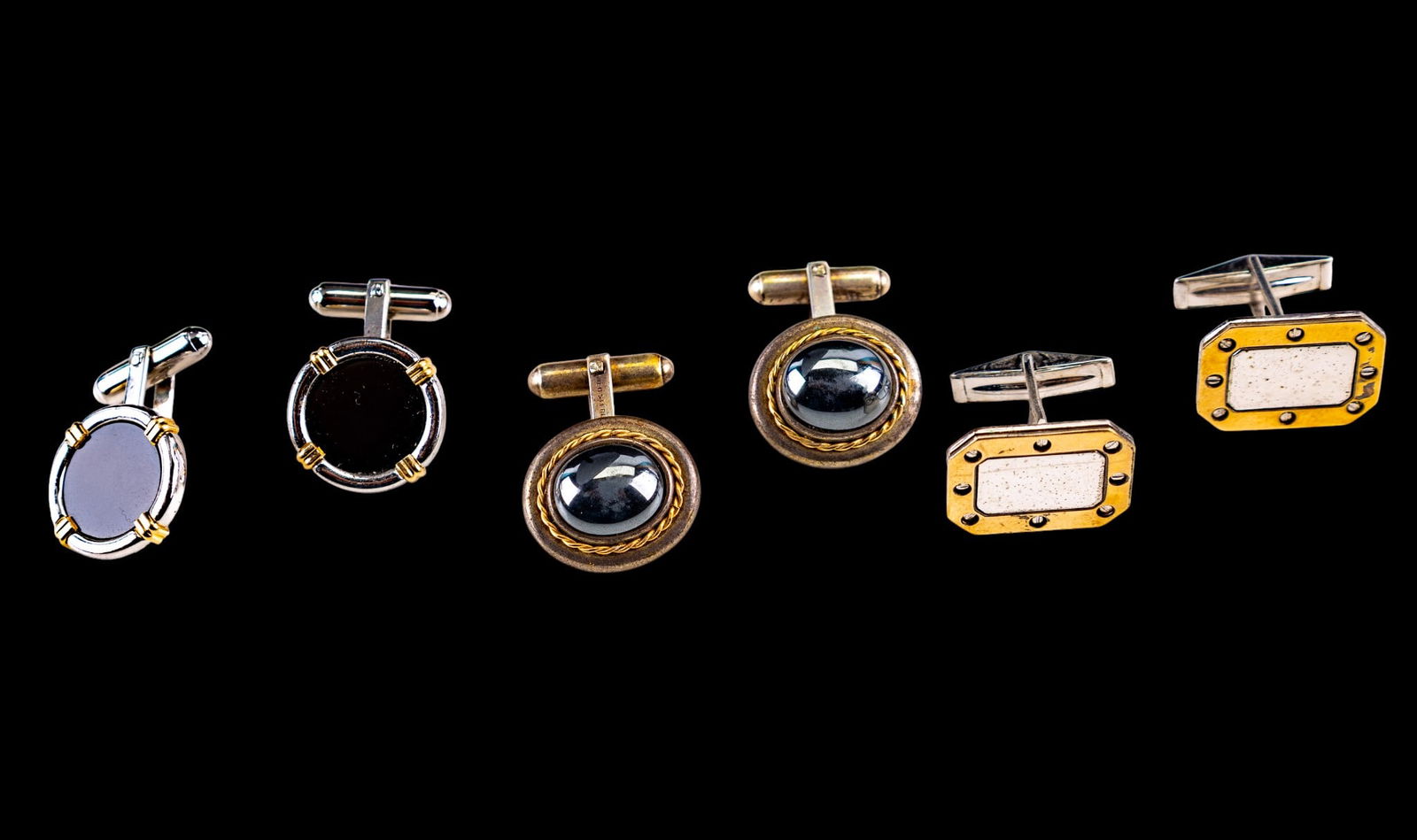 Sterling & 14K Cufflinks, Sterling Cufflinks (1 of 9)