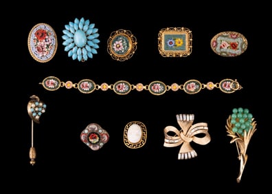 Vintage & Victorian Micromosaic Jewelry