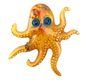 Apple Juice Bakelite Squid Pin