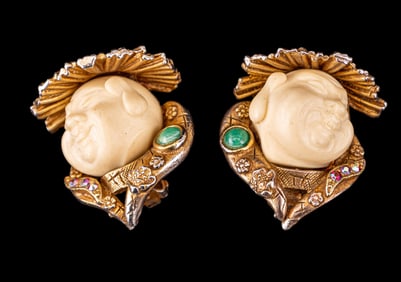 Rare HAR Buddha Earrings