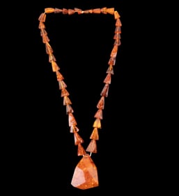 Large Vintage Amber Necklace