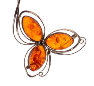 Baltic Amber Pin