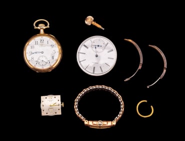 Pocket Watch and Watch Parts