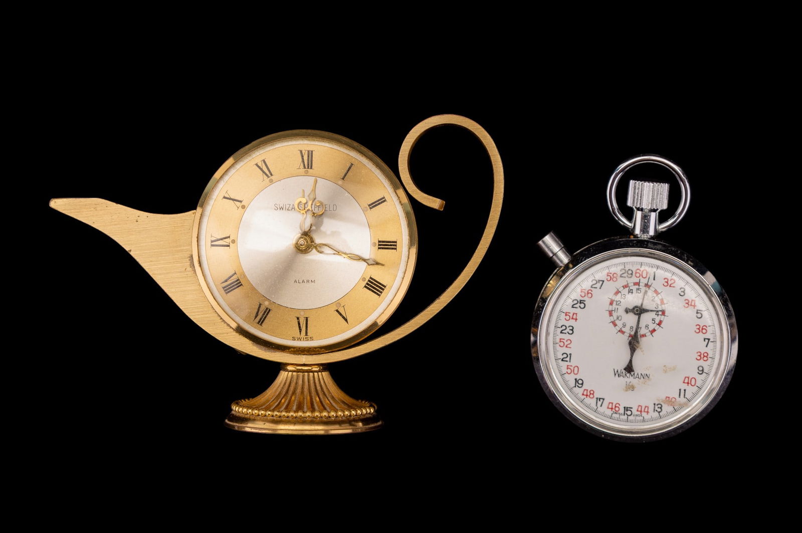 Vintage Alarm Clock and Stopwatch (1 of 8)