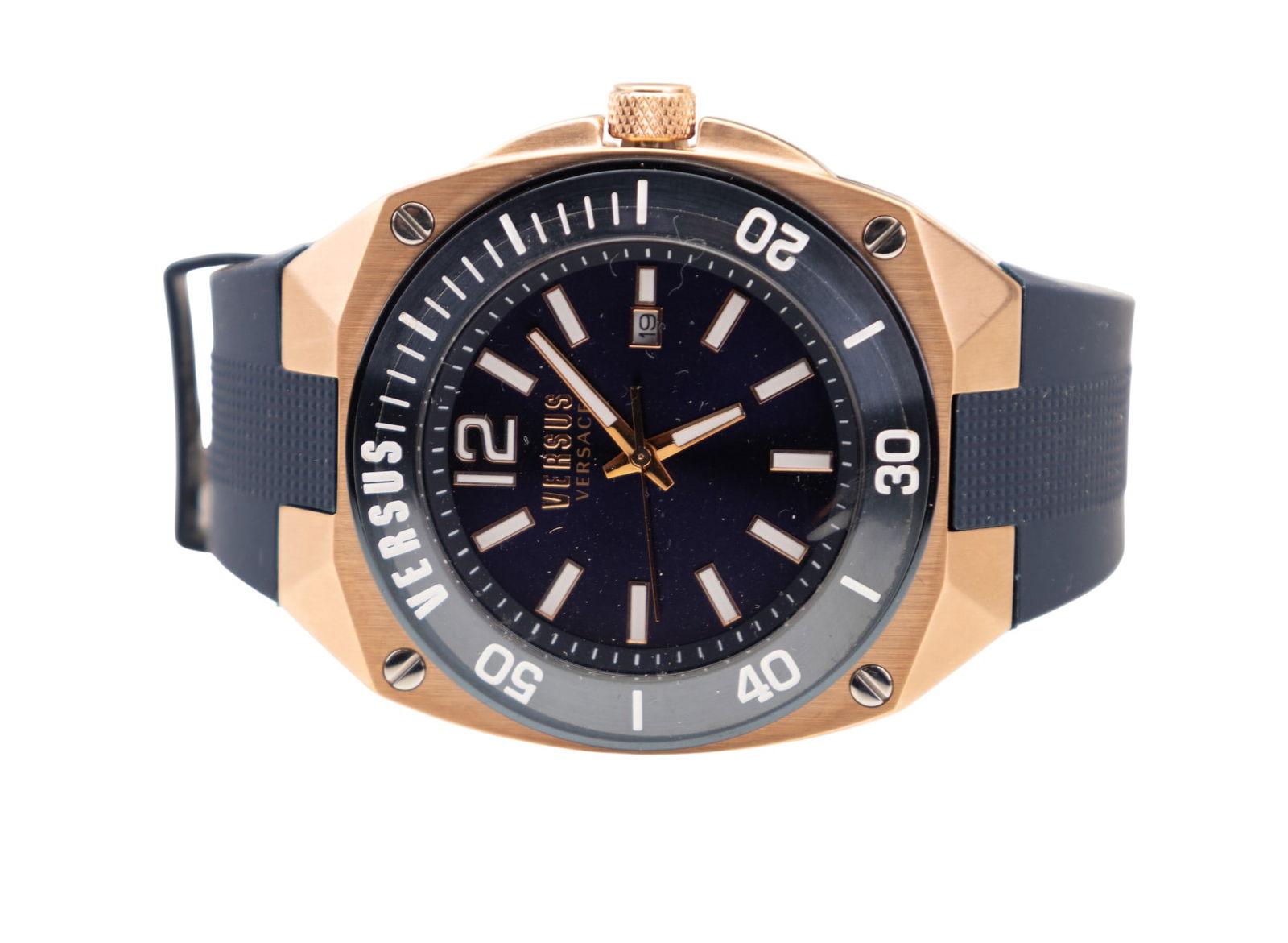 Versace Versus Watch in Original Box: Versace Versus Man Wrist Watch in original condition (glass protective plastic still intact). Includes original box and proof of purchase.