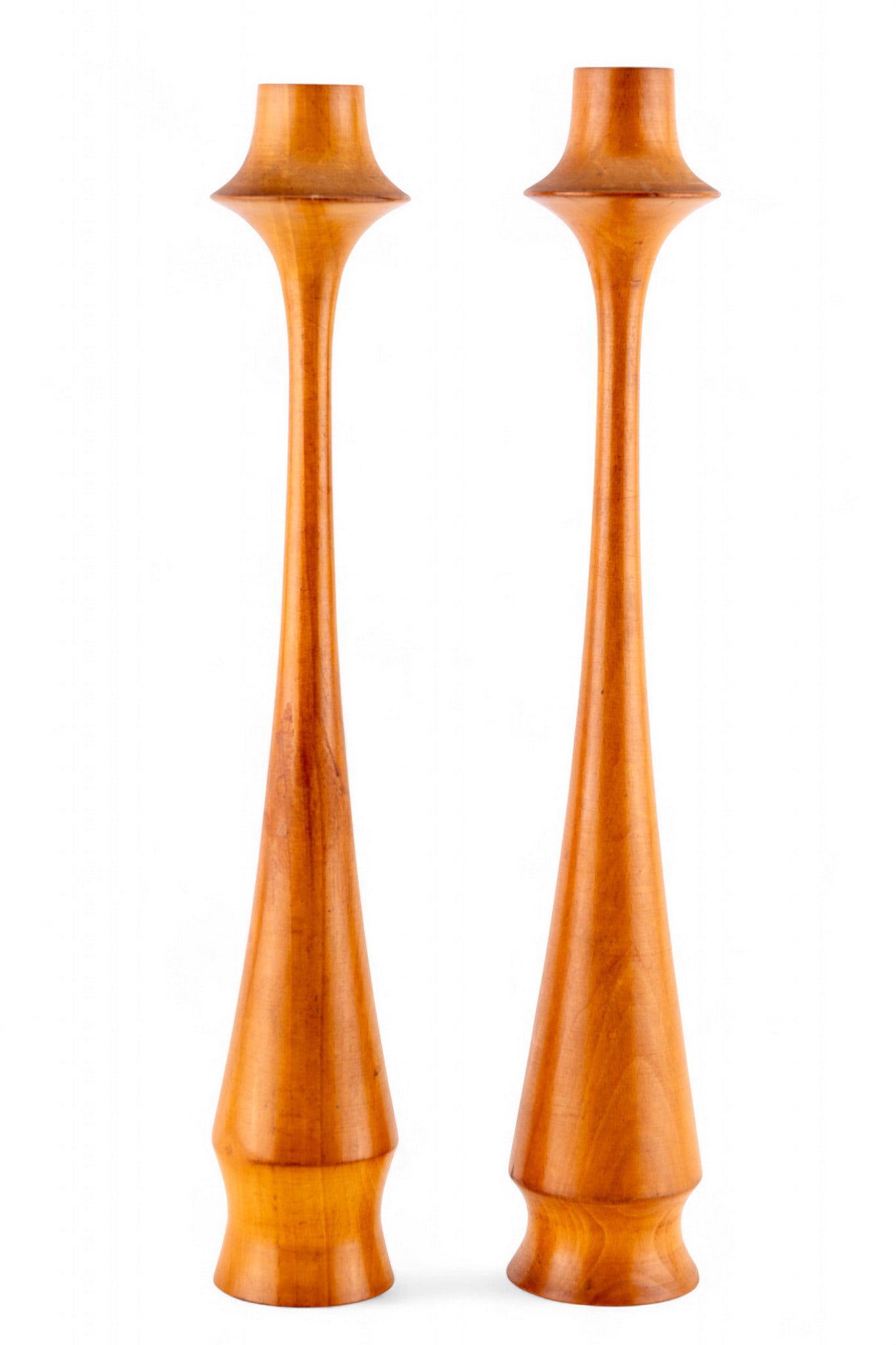 Danish Modern Teak Candlesticks (Pair) (1 of 7)
