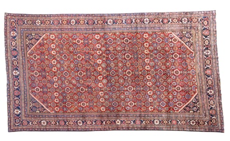 Antique Persian Mahal Rug ~11' x 17'