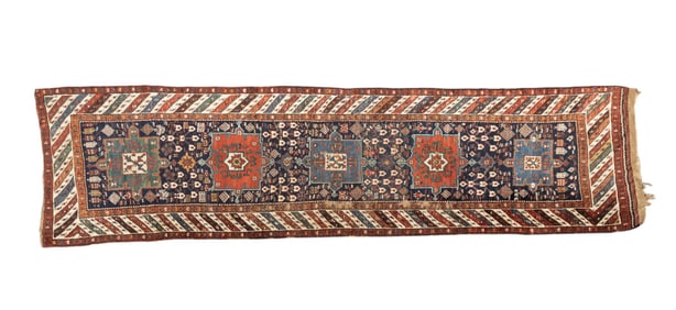 Kazak Runner ~ 3.5' x 14'