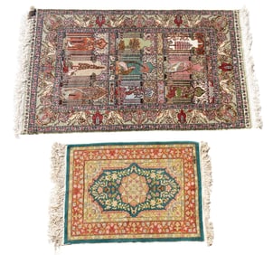 Silk Wall Hanging Rugs / Mats (2)