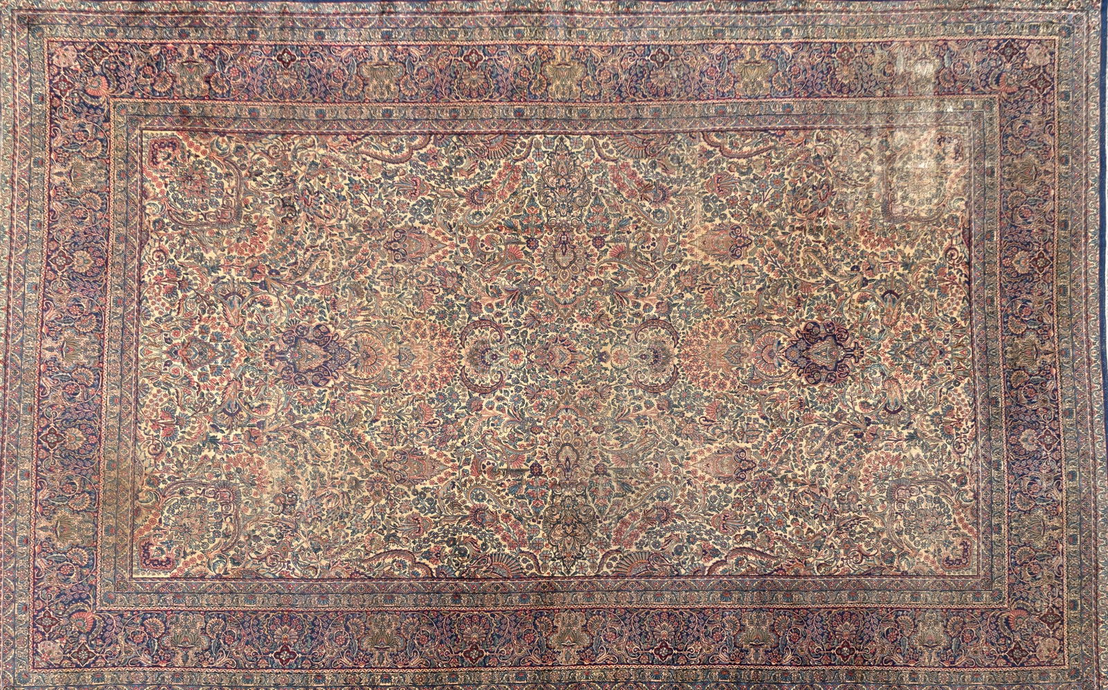 Large Kirman Rug ~12' x 18.5' (1 of 13)