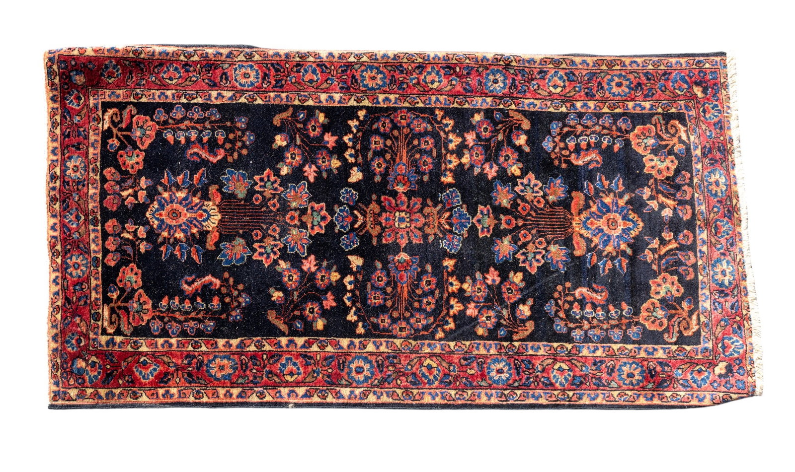 Antique Sarouk Rug: Antique Sarouk rug.