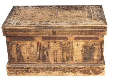 19th C Judaic Storage Chest by Alice Osgood