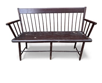 Pennsylvania Bamboo Windsor Settee
