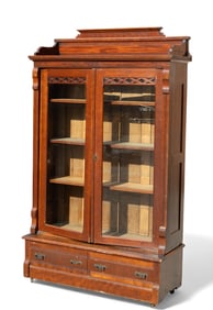 19th C Victorian Book Shelf