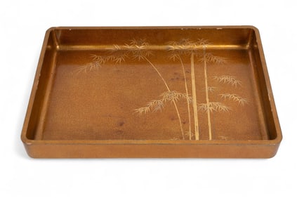 Japanese Meiji Lacquer Ware Tray