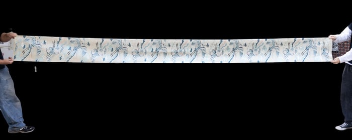~13.5' Long Japanese Silk Textile / Obi