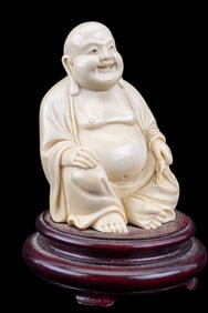 Chinese Carved Natural Material Buddha