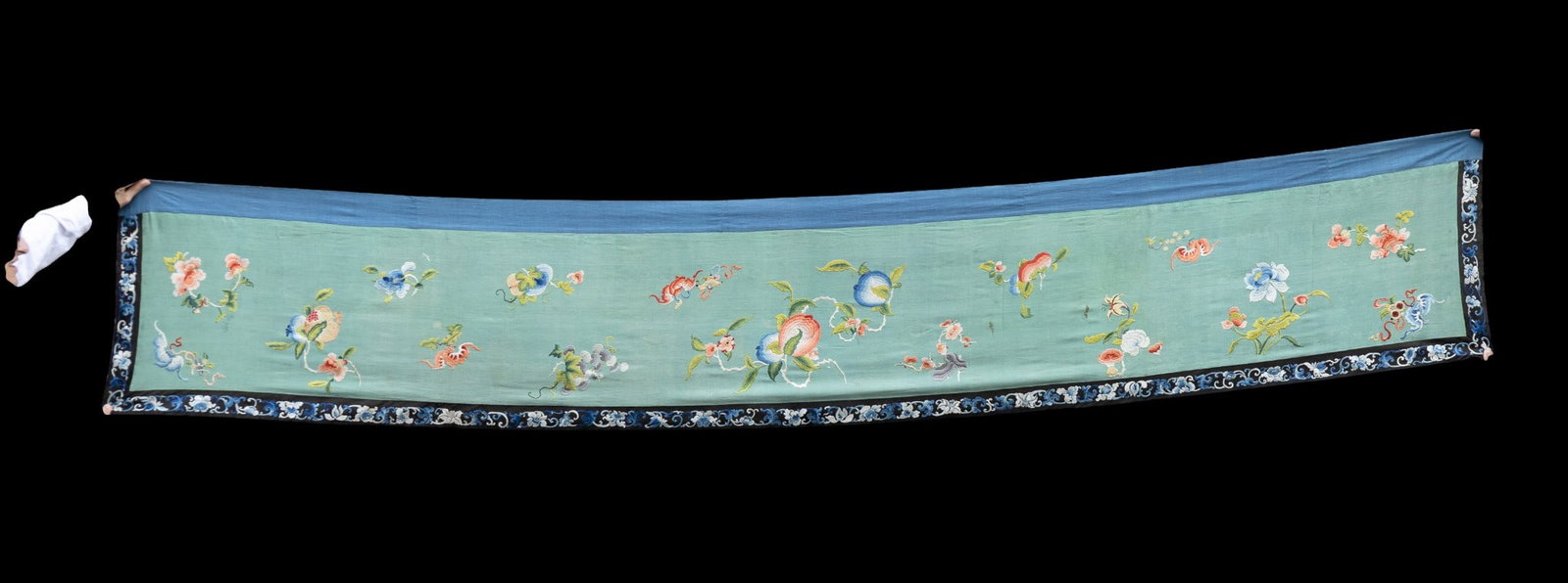 Antique Chinese Embroidered Silk Banner (1 of 13)