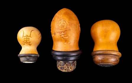 19th C Cricket Gourd Collection