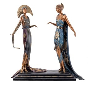 Erte Bronze Sculpture Limited Edition