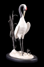 'The Japanese Crane' Regutti Statuette